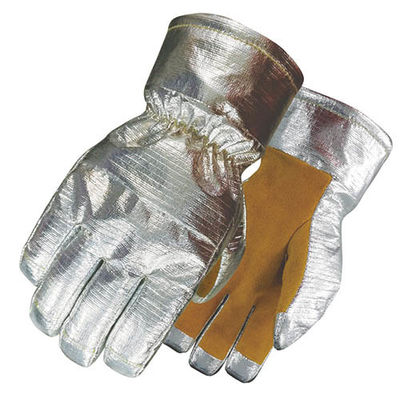 Cowhide Leather Proximity Structural Firefighting Gloves Tear Resistant NPFA1971-2018ED