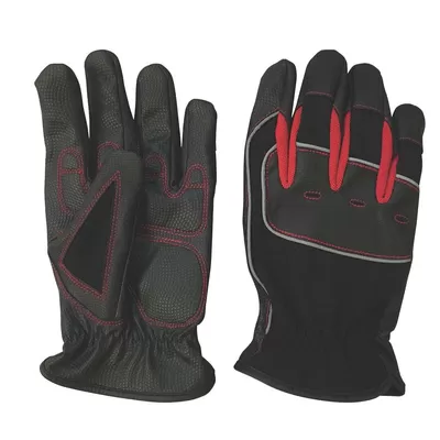 Utility Mechanic Gloves with Anti-Slip PU Palm, EVA Padding, and FastFit Cuff for Maximum Grip and Comfort